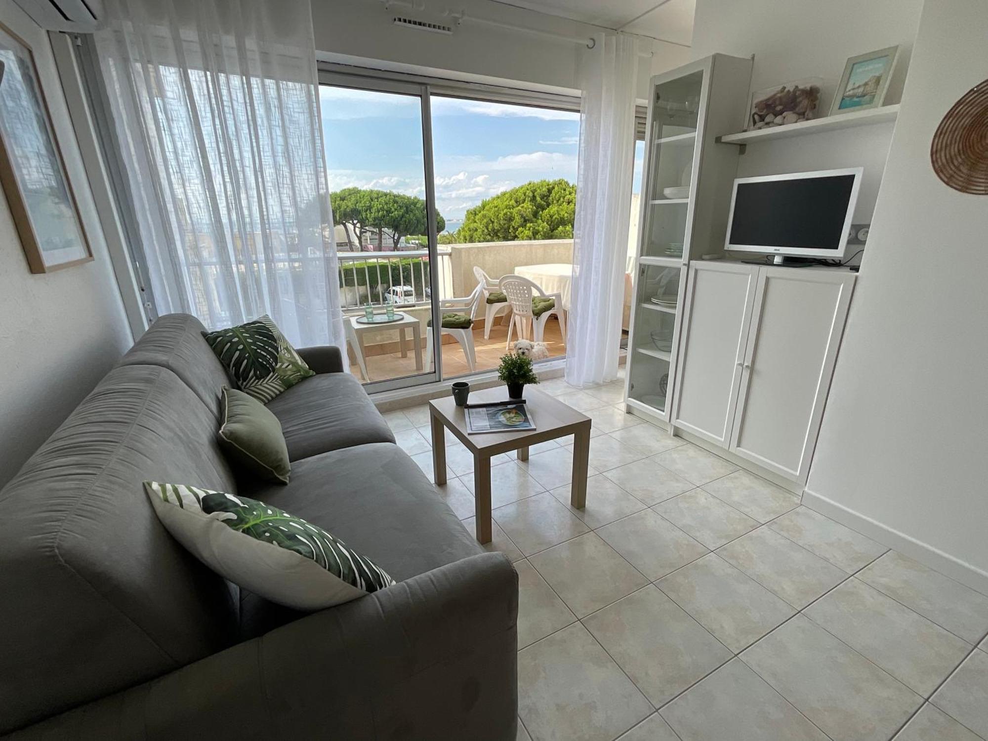 Studio Le Vue Mer Acces Direct A La Plage Parking Prive Clim Belle Terrasse Le Grau-du-Roi Exterior foto